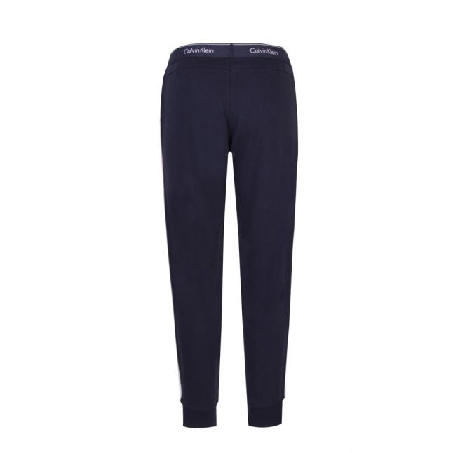 Womens Navy Shoreline Logo Band Sweat Pants