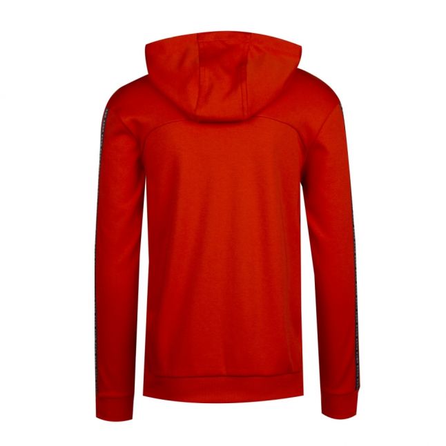 Mens Dark Orange Dercolano Hooded Sweat Top