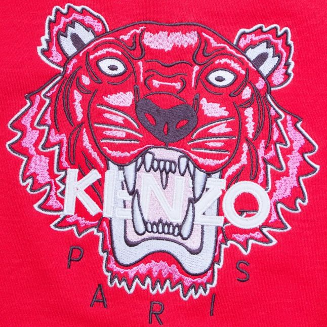 Girls Red Tiger 4 Sweat Top