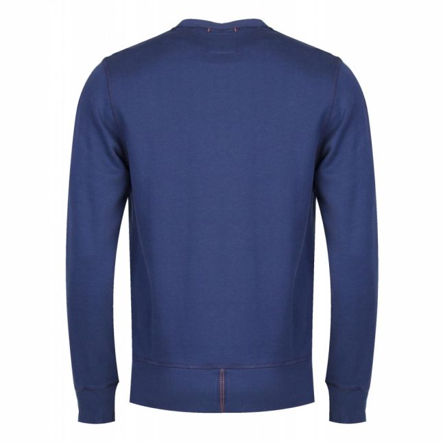 Mens Cadet Blue Caleb Crew Sweat Top