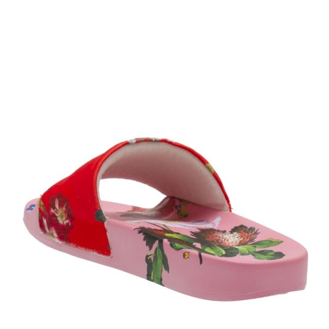 Womens Red Berry Sundae Avelini Printed Slides