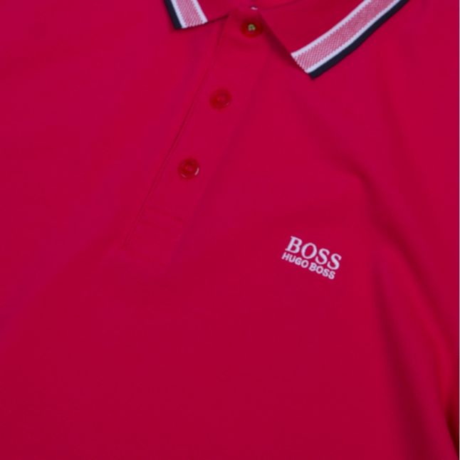 Athleisure Mens Red Paddy Regular Fit S/s Polo Shirt