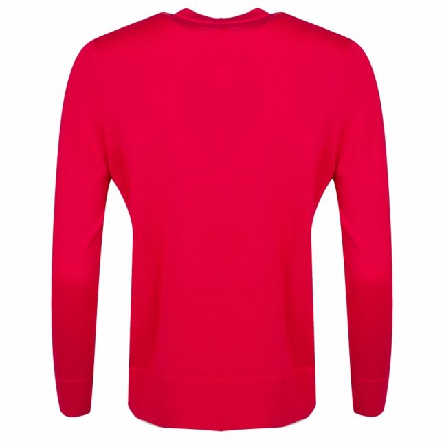 Casual Womens Bright Red Ibinni Crew Neck Knitted Top