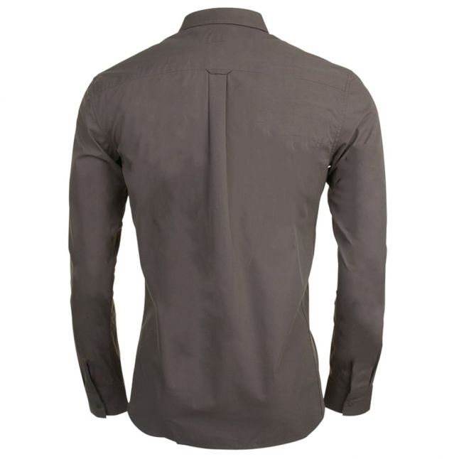 Mens Olive Zip Pocket Overshirt