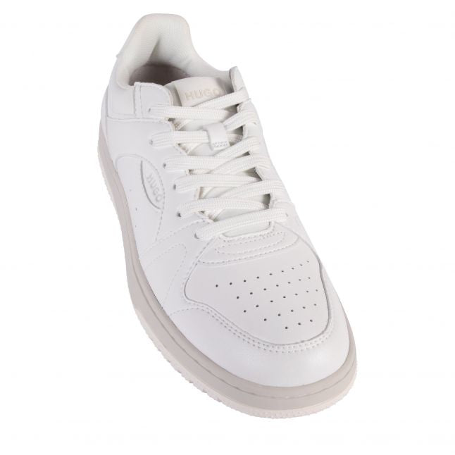 Mens White Hadrian_Tenn Trainers