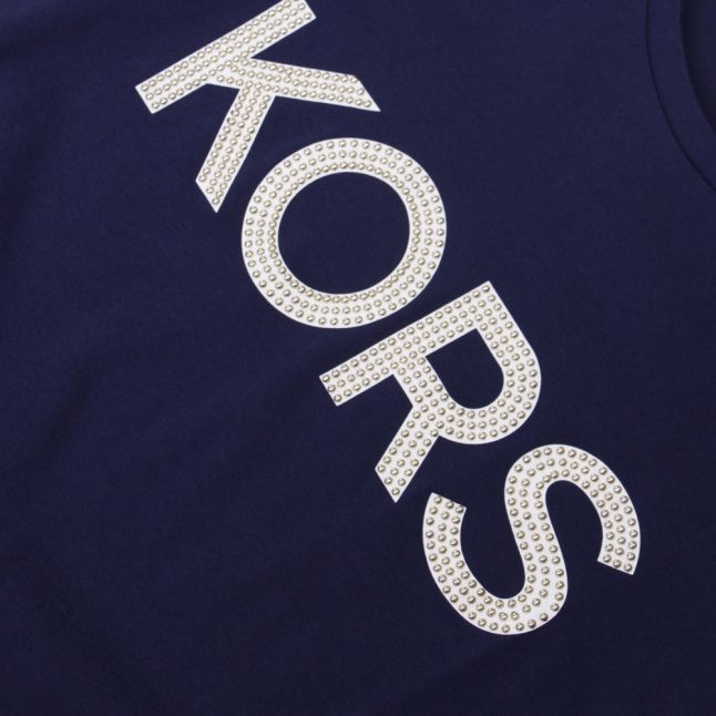 Womens True Navy Kors Graphic S/s T Shirt