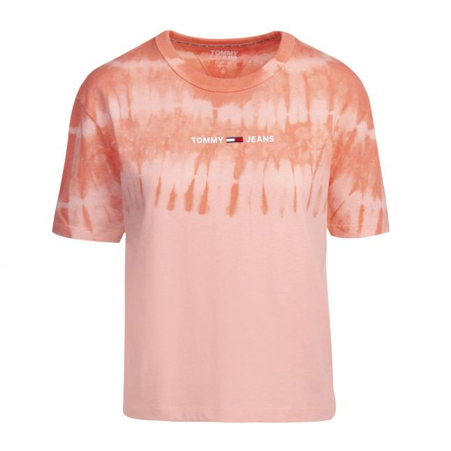 Womens Sweet Peach Summer Tie Dye S/s T Shirt