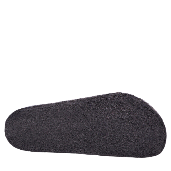 Mens Dark Blue Felt Zermatt Shearling Slippers