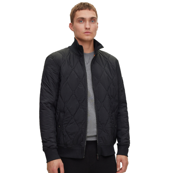 Mens BOSS Black Zequilt Jacket