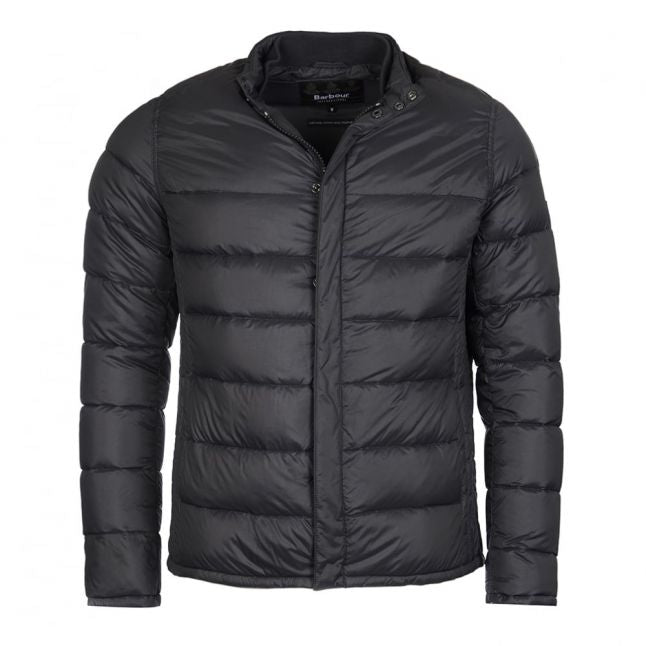 Mens Black Cusp Baffle Quilted Jacket