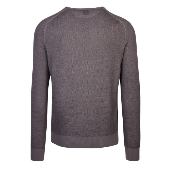 Casual Mens Medium Grey Akustor Crew Neck Knitted Top