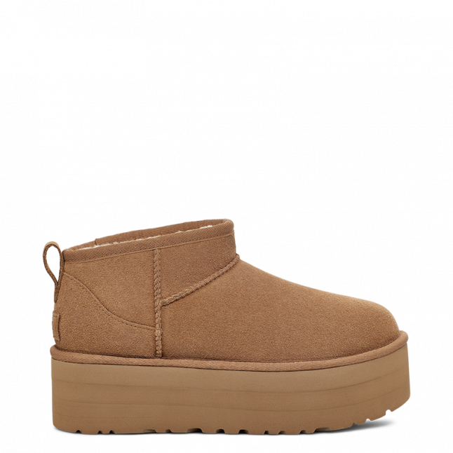 Womens UGG Chestnut Classic Ultra Mini Platform