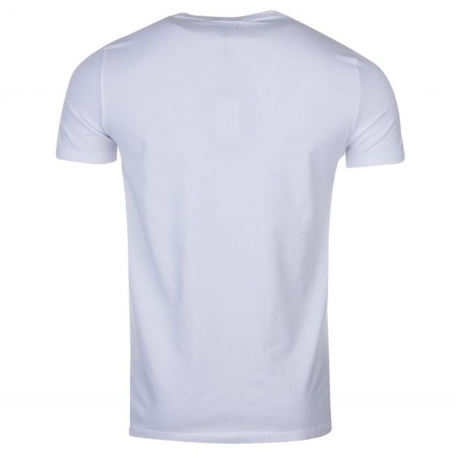 Mens White Chest Logo S/s T Shirt