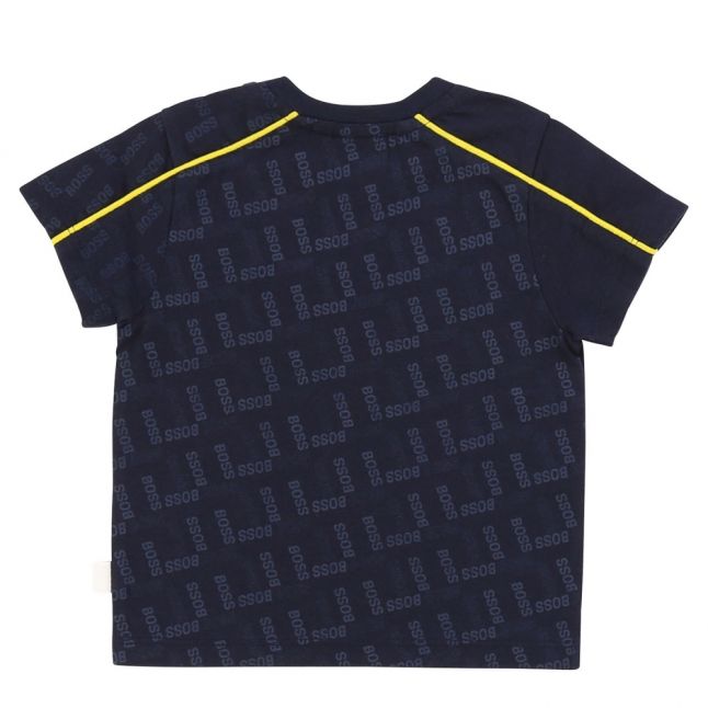 Toddler Navy Tonal Logo Detail S/s T Shirt