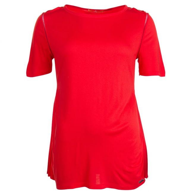 Boss Orange Womens Bright Red Taplisse Tee Shirt