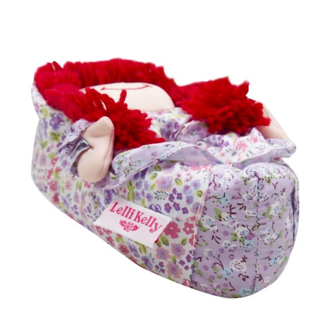 Girls Red Hair Doll Slippers (24-36)