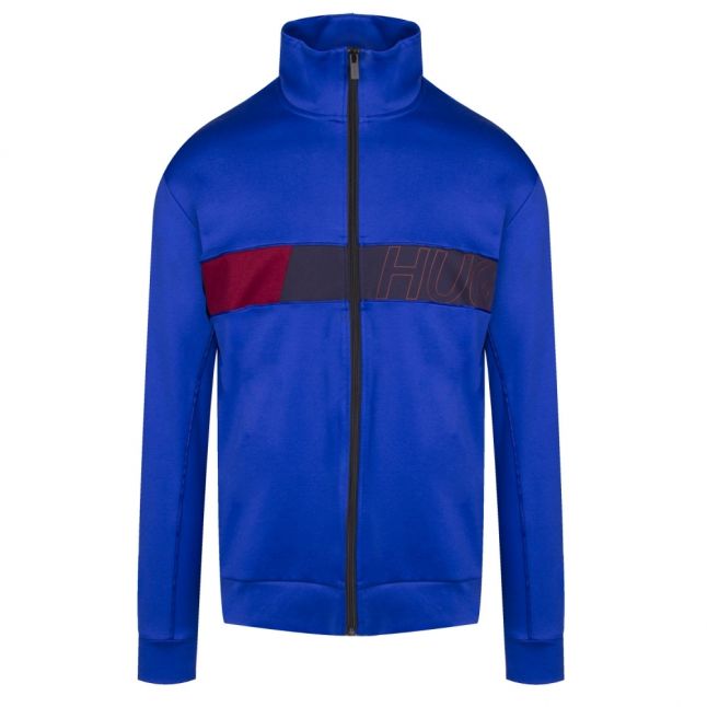 Mens Medium Blue Dalais Zip Through Track Jacket