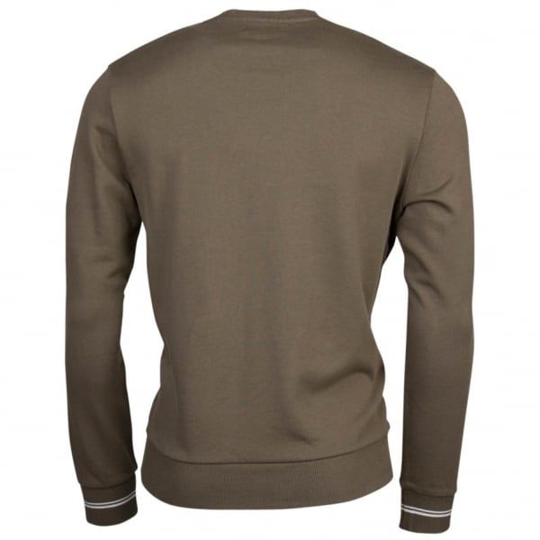 Mens Iris Leaf Crew Neck Sweat Top