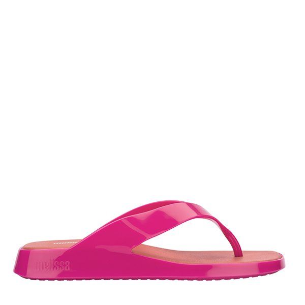 Womens Hot Pink Brave Flip Flops