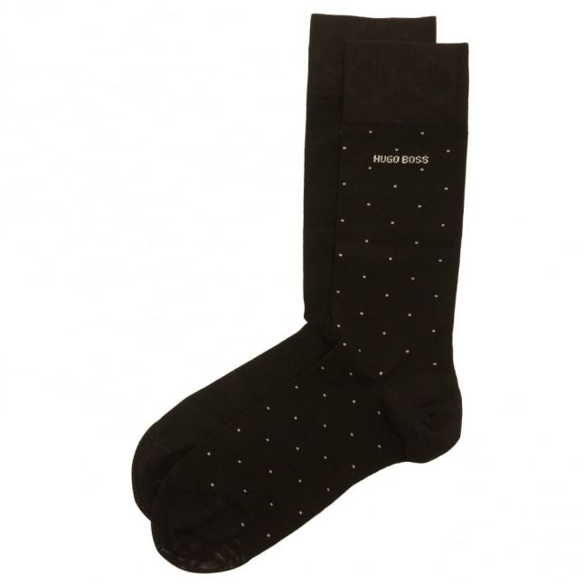 Mens Black 2 Pack Socks Gift Set