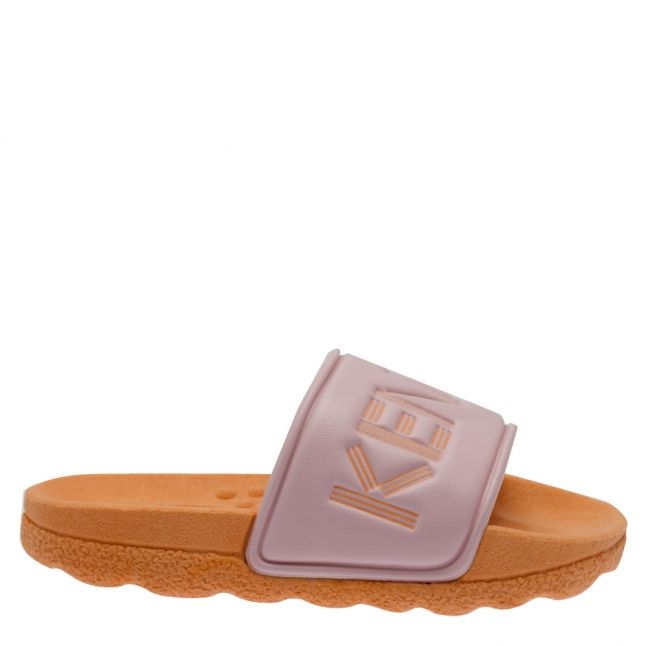 Girls Apricot Logo Slides (10-5)