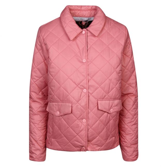 Womens Vintage Rose Overwash Quilted Jacket