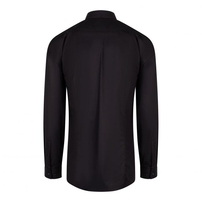 Mens Black Erriko Extra Slim L/s Shirt