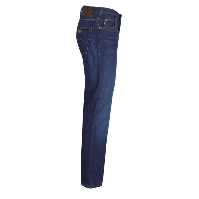 Mens Mid Blue J21 Regular Fit Jeans