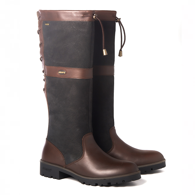 Womens Black & Brown Glanmire Boots