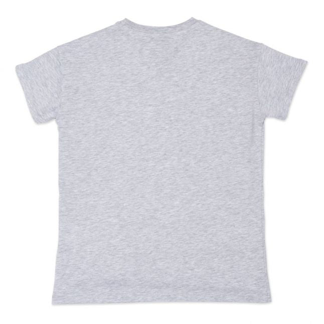 Boys Grey Marl Tiger S/s T Shirt