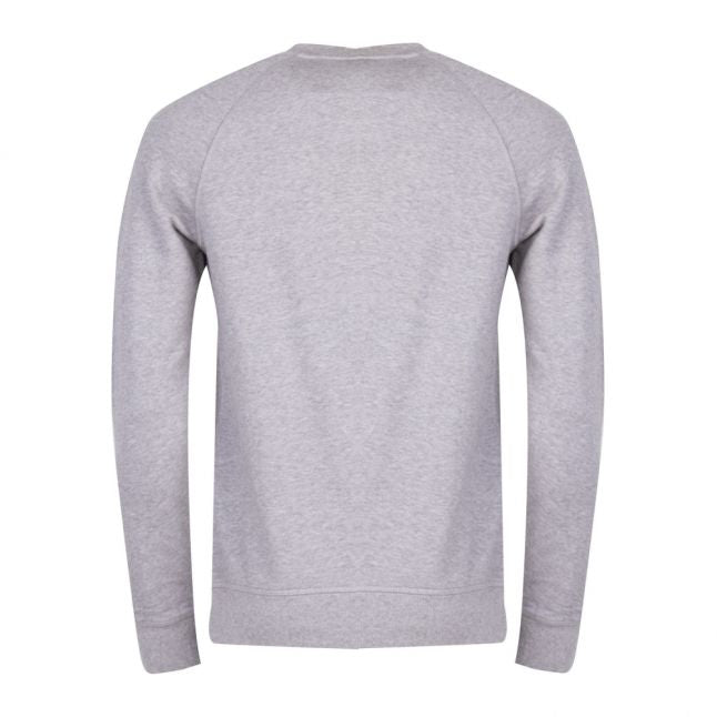 Casual Mens Light Grey Wyan Crew Sweat Top