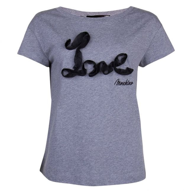 Womens Dark Grey Love S/s T Shirt