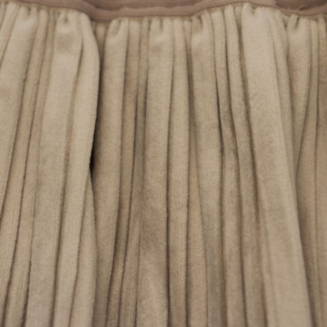 Girls Gold Pleated Skirt