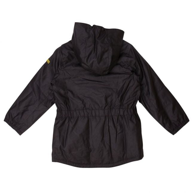 Boys Black Delta Waxed Jacket