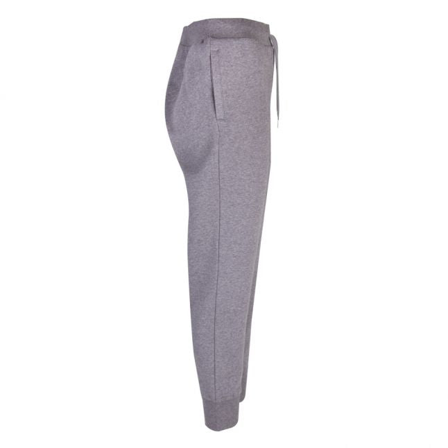 Womens Mid Grey Heather Monogram Badge Sweat Pants