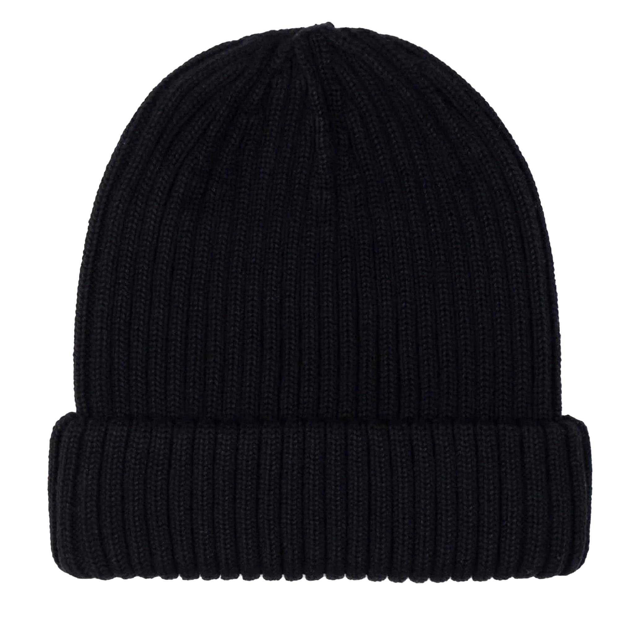 Mens Sandbanks Black Badge Logo Beanie