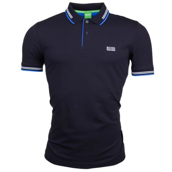 Mens Black Paul S/s Polo Shirt