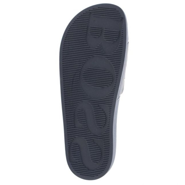 Mens Dark Blue Solar Slide Logo Slides