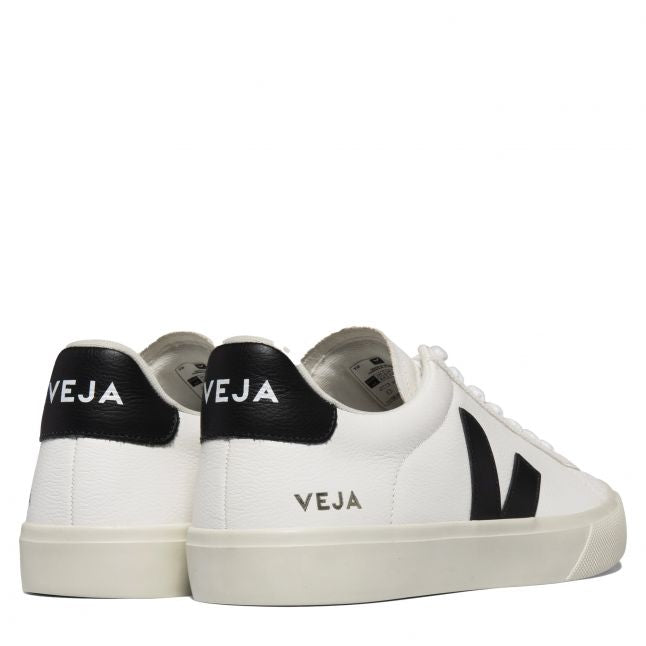 Womens	Extra White/Black Campo Trainers