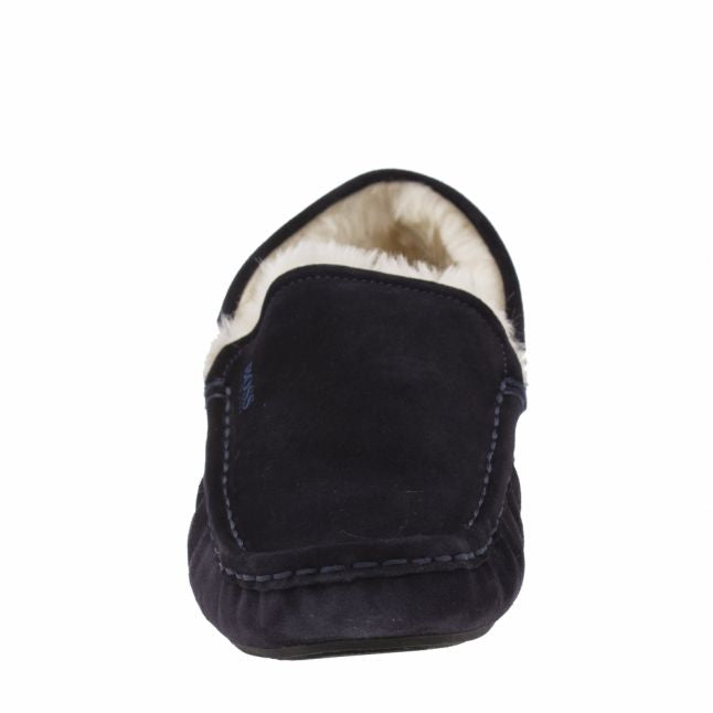 Mens Dark Blue Relax_Mocc Slippers