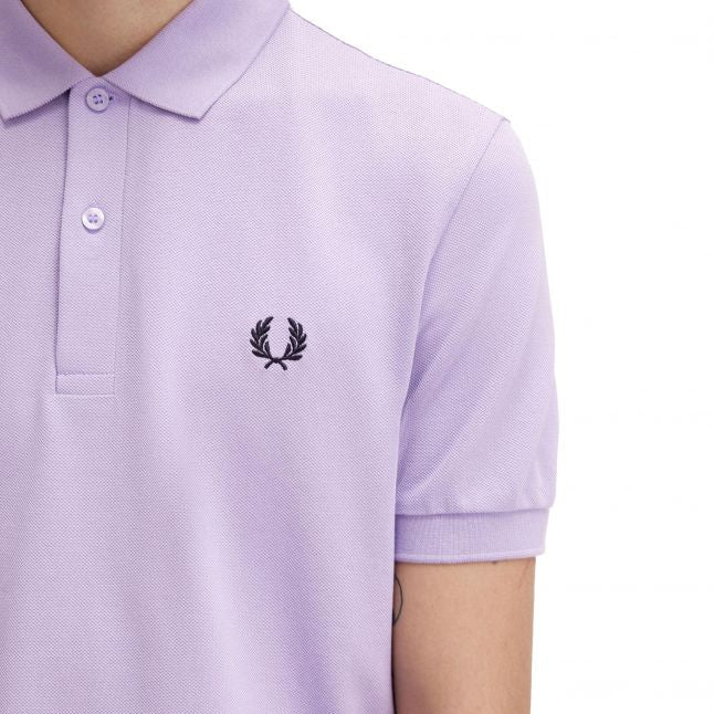 Mens Ultra Violet Plain S/s Polo Shirt