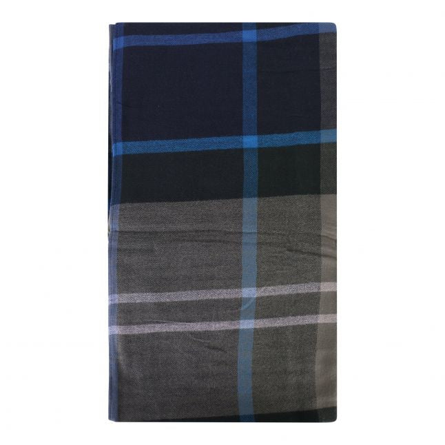 Mens Barbour Kielder Blue Walshaw Scarf