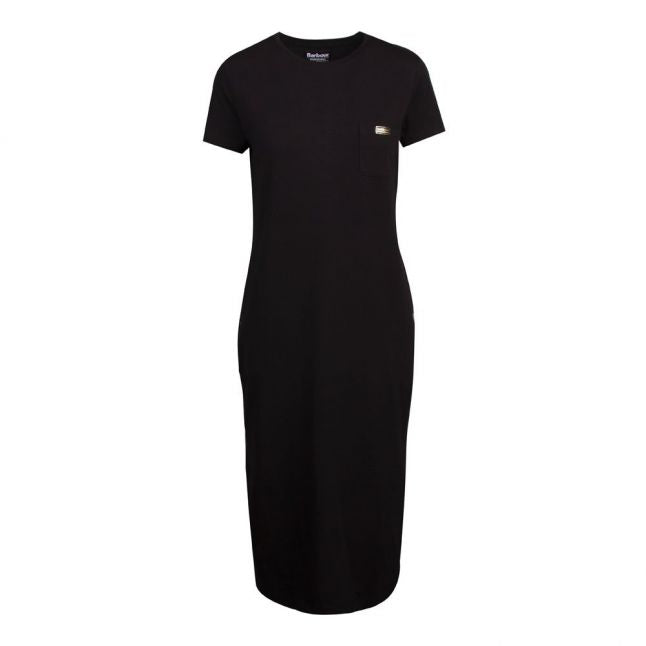 Womens Black Spitfire Midi Dress