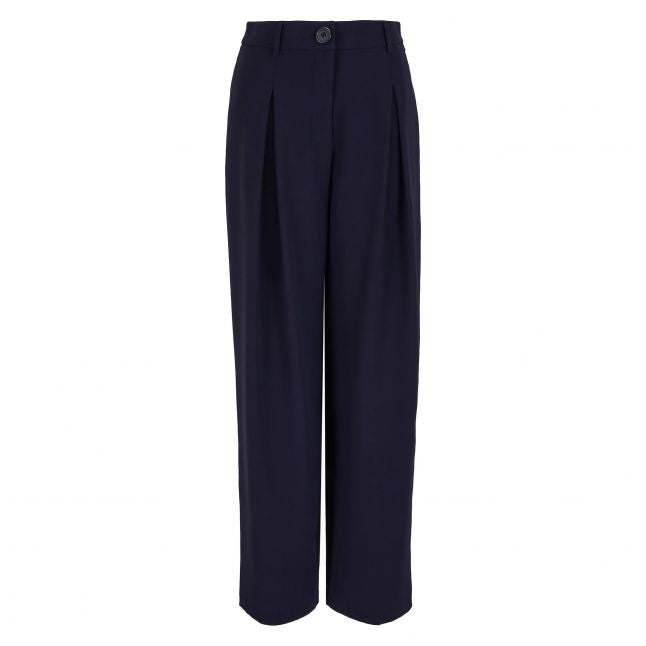 Womens Navy Tailored Trousers