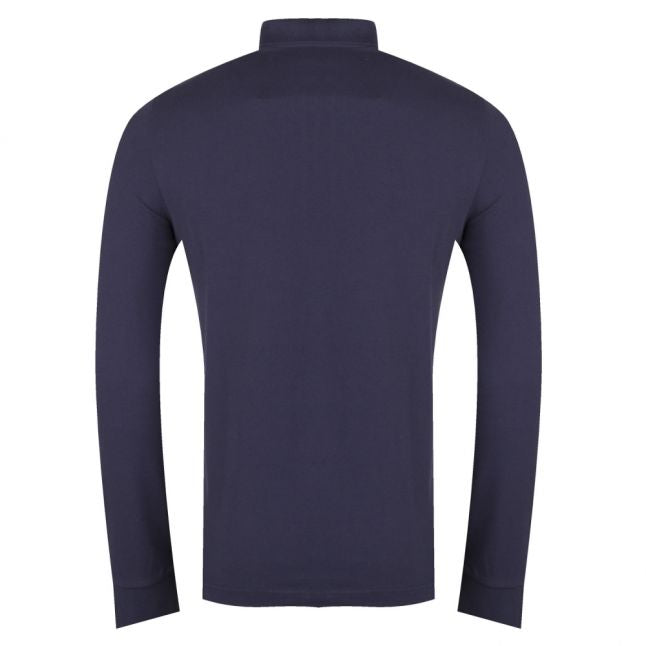 Casual Mens Dark Blue Passerby L/s Polo Shirt