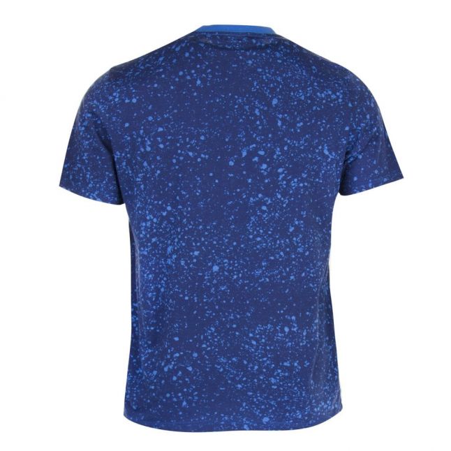 Mens Blue Paint Reg Fit S/s T Shirt