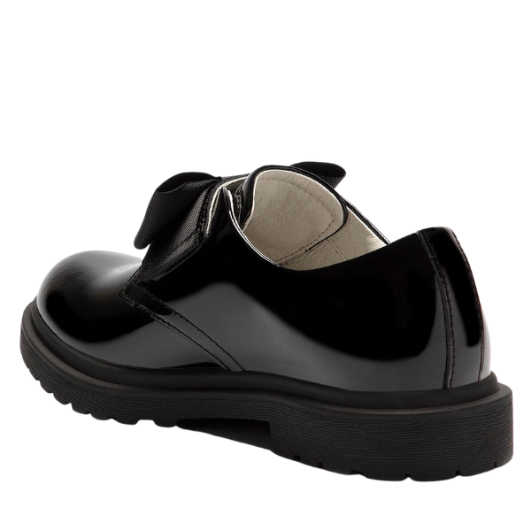 Girls Black Patent Faye School Shoes