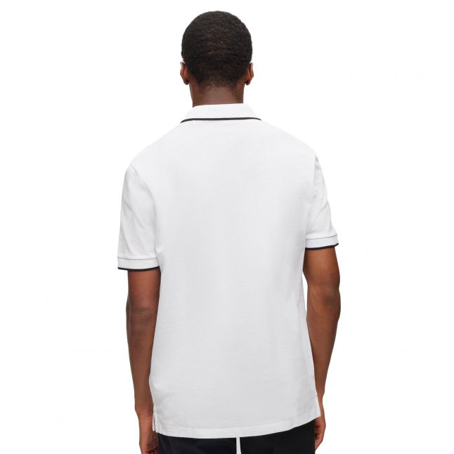 Mens White Deresino232 S/s Polo