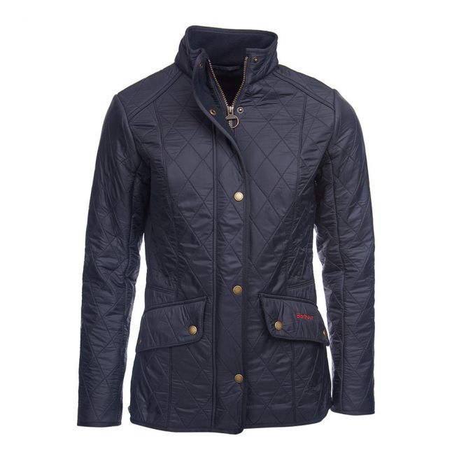 Womens Barbour Navy Cavalry Polarquilt Jacket