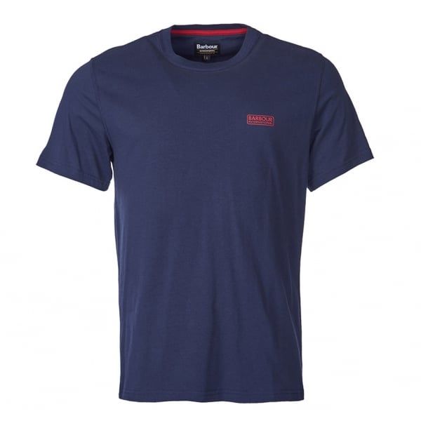 Mens Navy International Small Logo S/s T Shirt